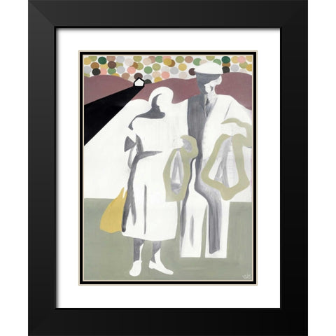 The Journey Black Modern Wood Framed Art Print with Double Matting by Olesen, Nicolai Kubel
