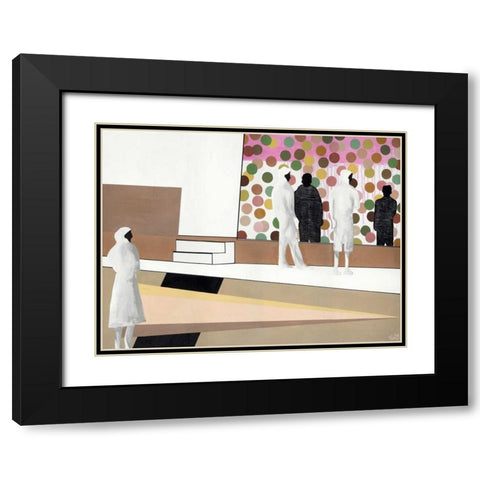 The Gallery Black Modern Wood Framed Art Print with Double Matting by Olesen, Nicolai Kubel