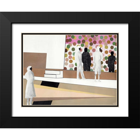 The Gallery Black Modern Wood Framed Art Print with Double Matting by Olesen, Nicolai Kubel