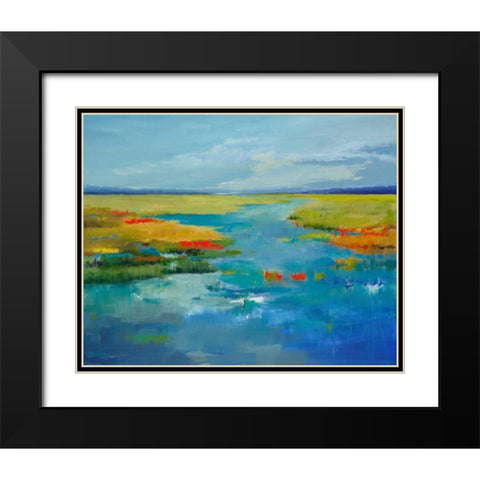 Come Away With Me Black Modern Wood Framed Art Print with Double Matting by Jackson, Victoria