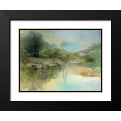 The Lazy Day Black Modern Wood Framed Art Print with Double Matting by Jennings, J Austin