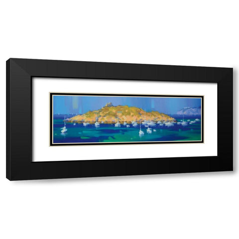 Island Black Modern Wood Framed Art Print with Double Matting by Krioutchkov, Alex Hook