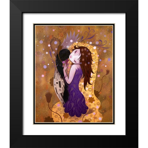 After the Kiss Black Modern Wood Framed Art Print with Double Matting by Ketner, Jeremiah