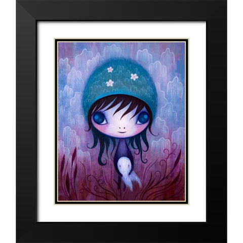 Big Furry Fuzzy Thing Black Modern Wood Framed Art Print with Double Matting by Ketner, Jeremiah