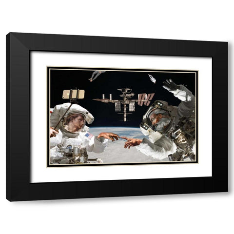 Photo Op Black Modern Wood Framed Art Print with Double Matting by Kite, Barry