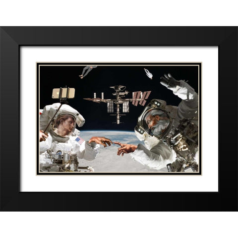 Photo Op Black Modern Wood Framed Art Print with Double Matting by Kite, Barry