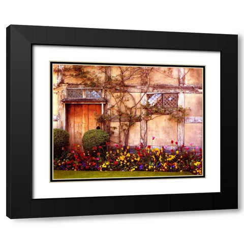 ShakespeareÃ¢â‚¬â„¢s House  Black Modern Wood Framed Art Print with Double Matting by Klug, Alan