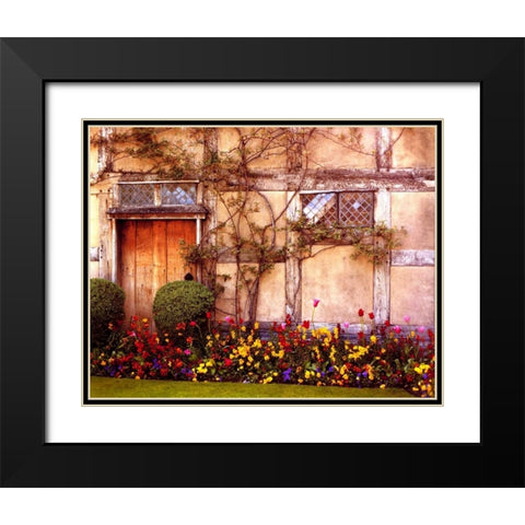 ShakespeareÃ¢â‚¬â„¢s House  Black Modern Wood Framed Art Print with Double Matting by Klug, Alan