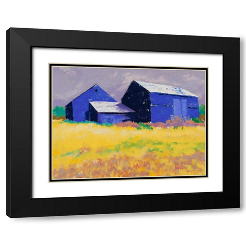 A Fine Day Black Modern Wood Framed Art Print with Double Matting by Kelly, Mike
