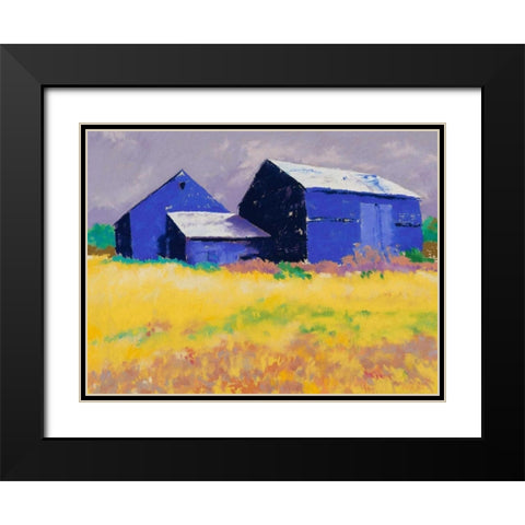 A Fine Day Black Modern Wood Framed Art Print with Double Matting by Kelly, Mike