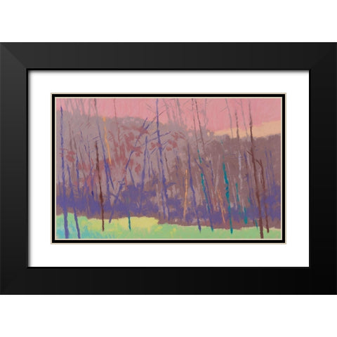 Early Morning Black Modern Wood Framed Art Print with Double Matting by Kelly, Mike