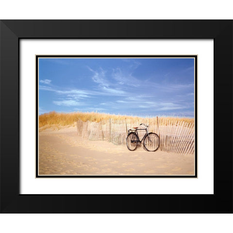 Cape Cod Black Modern Wood Framed Art Print with Double Matting by Klug, Alan