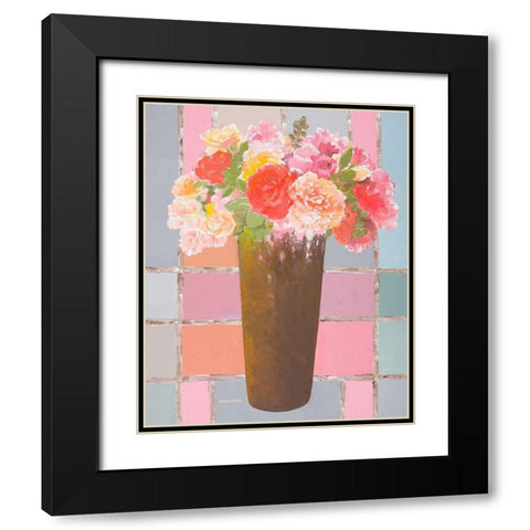 Especially for You Black Modern Wood Framed Art Print with Double Matting by Khorasani, Hooshang