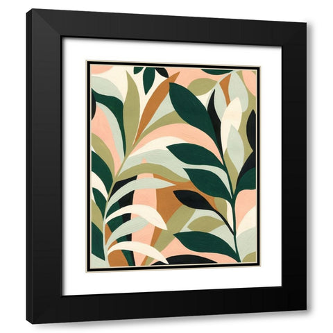Canopy of Palms Black Modern Wood Framed Art Print with Double Matting by Kopcik, Emily