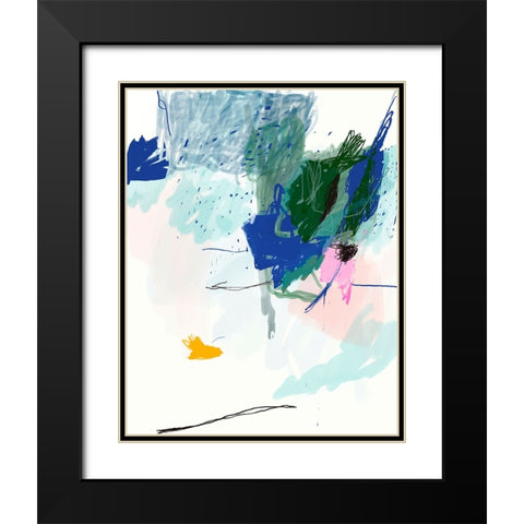 Lost in The Lightness Black Modern Wood Framed Art Print with Double Matting by Lauzon, Danielle