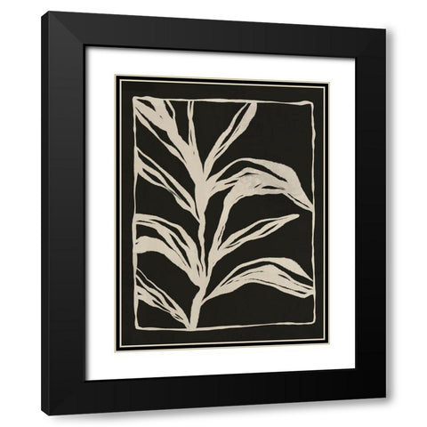 Garden Black Modern Wood Framed Art Print with Double Matting by LivinLi