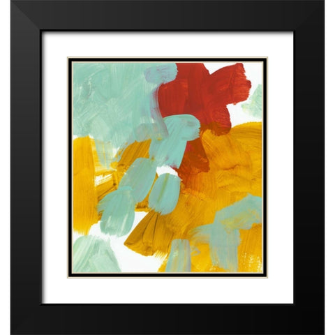 Alla Prima 1 Black Modern Wood Framed Art Print with Double Matting by Lehnhardt, Iris