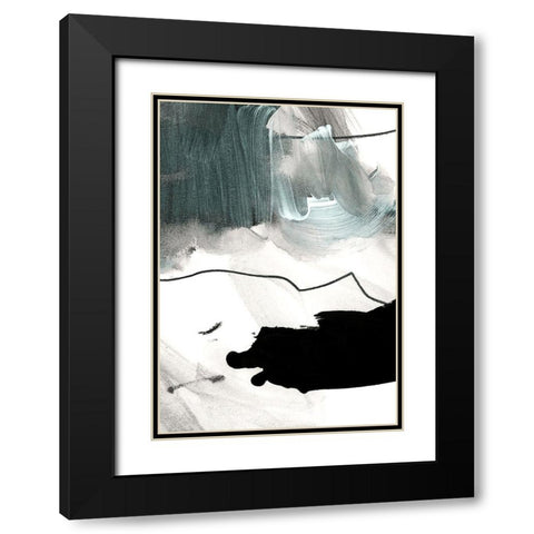 BS 4 Black Modern Wood Framed Art Print with Double Matting by Lehnhardt, Iris