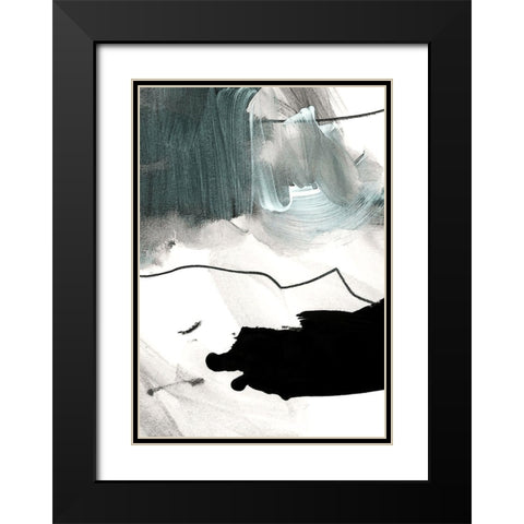 BS 4 Black Modern Wood Framed Art Print with Double Matting by Lehnhardt, Iris
