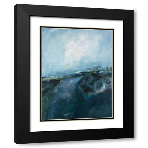Splashed by Magic Black Modern Wood Framed Art Print with Double Matting by Lenssen, Georganna
