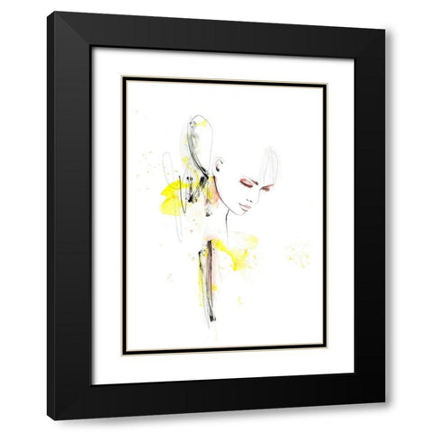 On The Inside Black Modern Wood Framed Art Print with Double Matting by Larsdotter, Lotta
