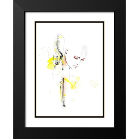On The Inside Black Modern Wood Framed Art Print with Double Matting by Larsdotter, Lotta