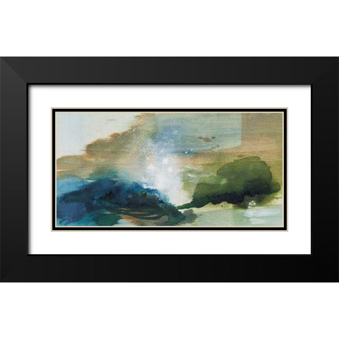 Mermaid Pool Black Modern Wood Framed Art Print with Double Matting by Leaver, Tara
