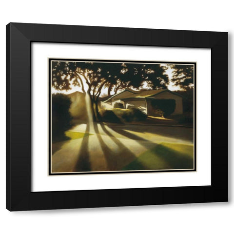 In the Time of Our Lives Black Modern Wood Framed Art Print with Double Matting by Monzon, Rick