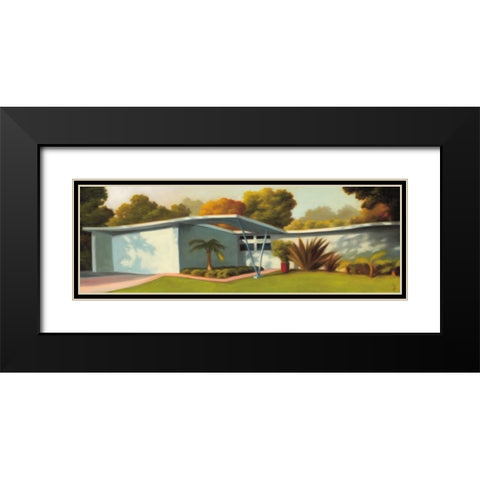 Mar Vista Black Modern Wood Framed Art Print with Double Matting by Monzon, Rick