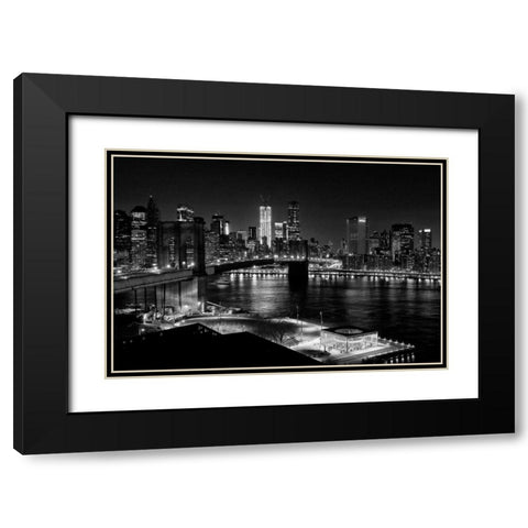The Carousel Black Modern Wood Framed Art Print with Double Matting by Mikaels, Natalie