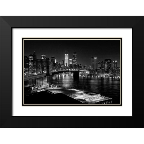 The Carousel Black Modern Wood Framed Art Print with Double Matting by Mikaels, Natalie