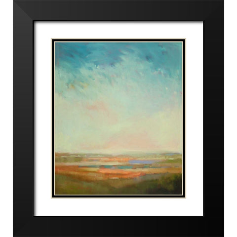 A Bit of Orange Black Modern Wood Framed Art Print with Double Matting by McCarthy, William