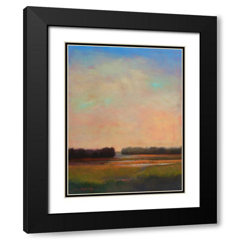 Shifting Tide Black Modern Wood Framed Art Print with Double Matting by McCarthy, William