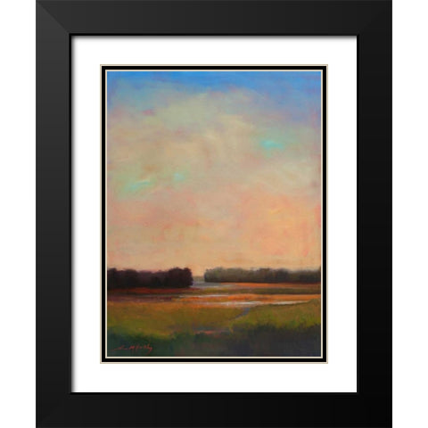 Shifting Tide Black Modern Wood Framed Art Print with Double Matting by McCarthy, William