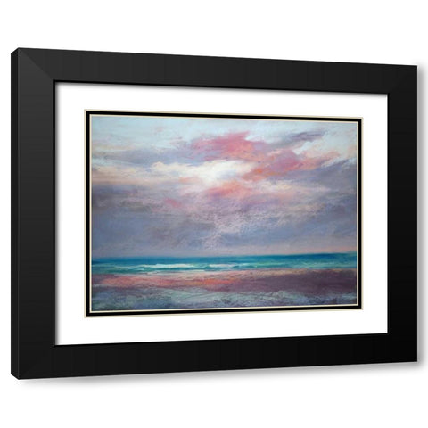 Back to the Beach Black Modern Wood Framed Art Print with Double Matting by Margulis, Karen