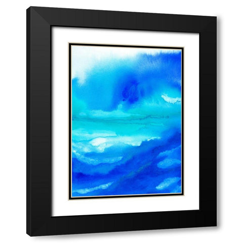 Rise III Black Modern Wood Framed Art Print with Double Matting by Maldonado, Jacqueline