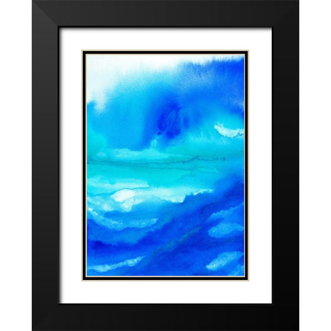 Rise III Black Modern Wood Framed Art Print with Double Matting by Maldonado, Jacqueline