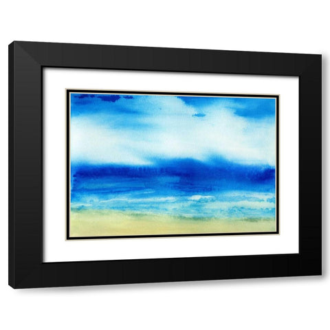Sea Church II Black Modern Wood Framed Art Print with Double Matting by Maldonado, Jacqueline