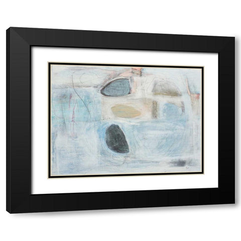 Fragile Symmetry Black Modern Wood Framed Art Print with Double Matting by Mankin, David