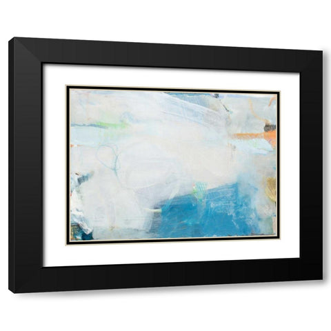Zephyr Black Modern Wood Framed Art Print with Double Matting by Mankin, David
