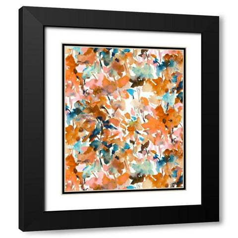 Local Color Orange Black Modern Wood Framed Art Print with Double Matting by Maldonado, Jacqueline