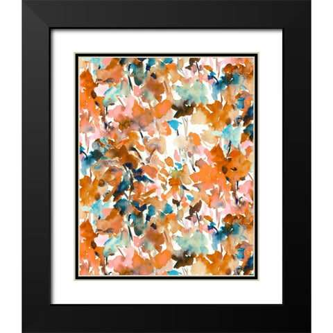 Local Color Orange Black Modern Wood Framed Art Print with Double Matting by Maldonado, Jacqueline