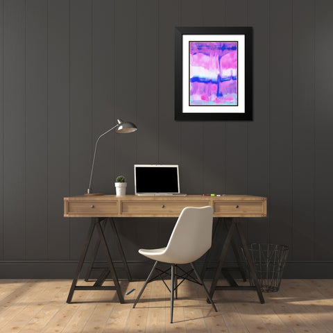 Undertow II Black Modern Wood Framed Art Print with Double Matting by Maldonado, Jacqueline