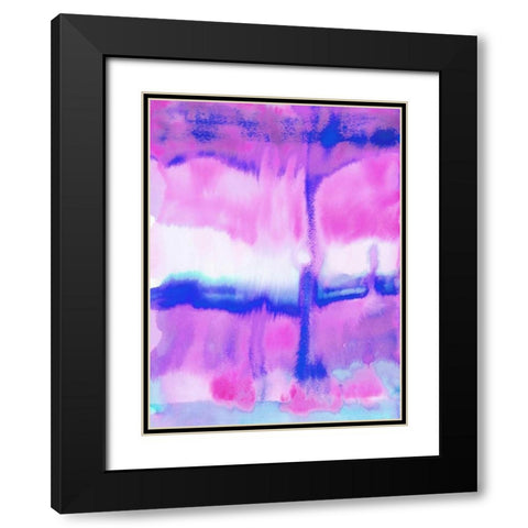 Undertow II Black Modern Wood Framed Art Print with Double Matting by Maldonado, Jacqueline
