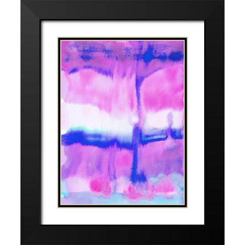 Undertow II Black Modern Wood Framed Art Print with Double Matting by Maldonado, Jacqueline