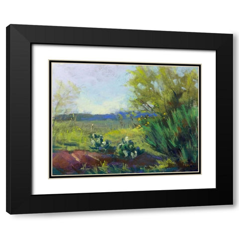 Above San Angelo Black Modern Wood Framed Art Print with Double Matting by Mertz, Nancie King