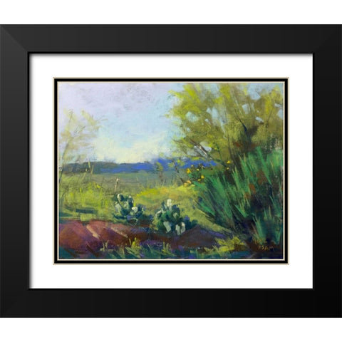 Above San Angelo Black Modern Wood Framed Art Print with Double Matting by Mertz, Nancie King