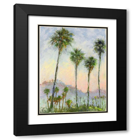 Carlton Sunrise Black Modern Wood Framed Art Print with Double Matting by Mertz, Nancie King