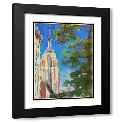 Empire Black Modern Wood Framed Art Print with Double Matting by Mertz, Nancie King
