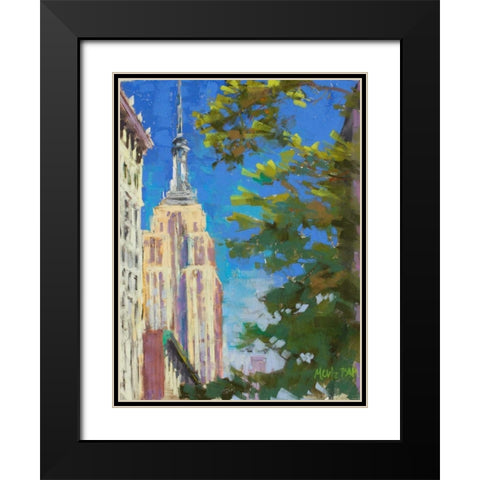 Empire Black Modern Wood Framed Art Print with Double Matting by Mertz, Nancie King